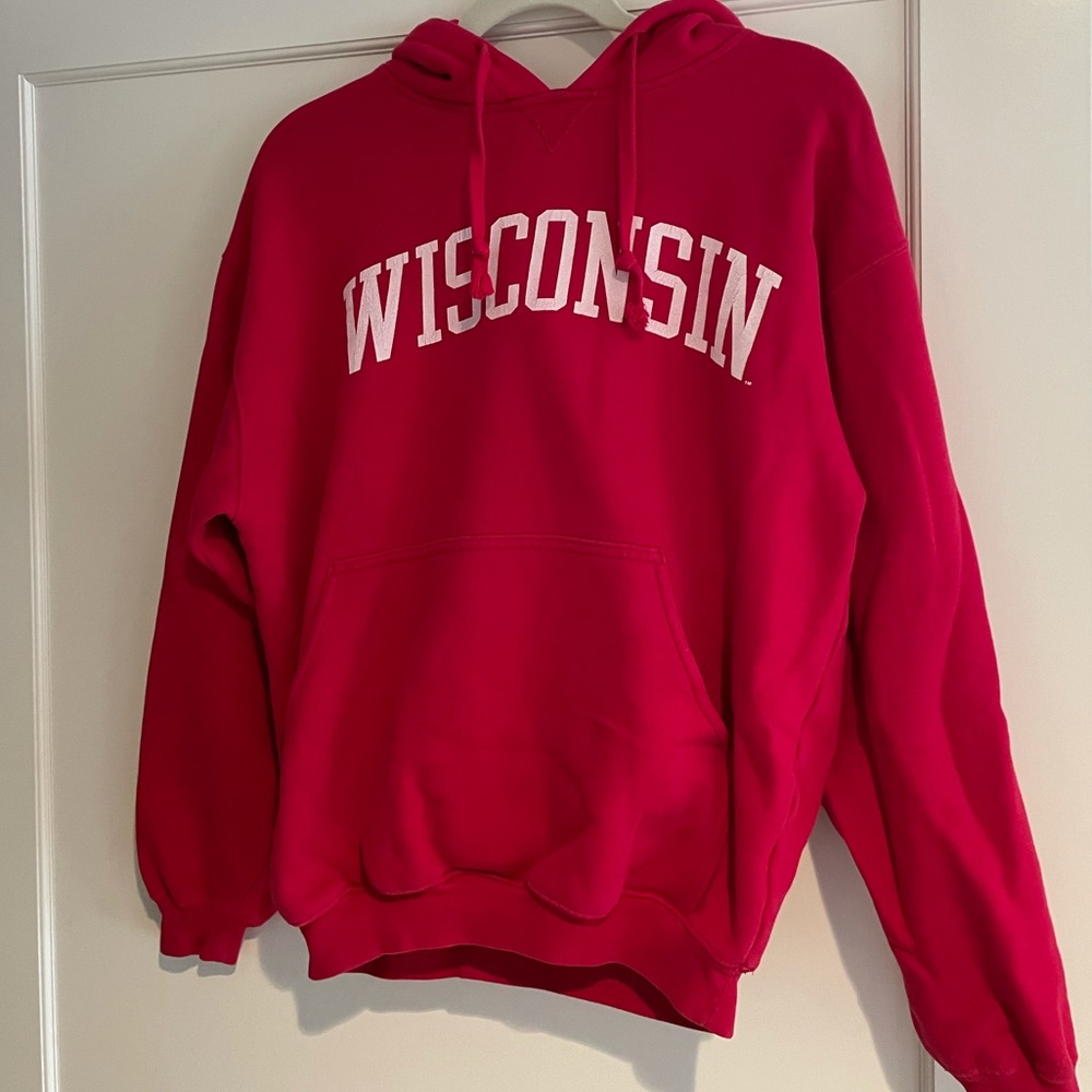 University of Wisconsin red hoodie